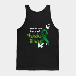 Green Ribbon Invisible Illness Tank Top